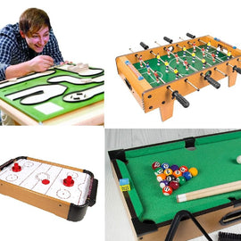 Mini Table Top Golf / Pool / Air Hockey / Football Set Game Hire - Games2Hire