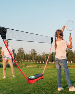 Giant 5mtr Garden Badminton Set Hire - Games2Hire
