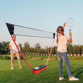 Giant 5mtr Garden Badminton Set Hire - Games2Hire
