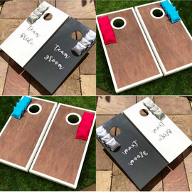 Cornhole Bean Bag Toss Hire - Games2Hire