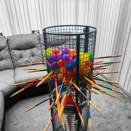Giant Kerplunk Fete Game to Hire - Games2Hire