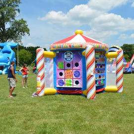 Giant Inflatable 5 In 1 Fair Game Hire - Games2Hire