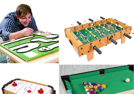 Mini Table Top Golf / Pool / Air Hockey / Football Set Game Hire - Games2Hire