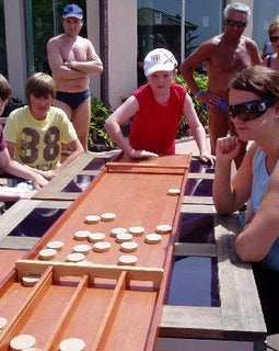 Sjoelbak Lightweight Shuffleboard Hire - Games2Hire