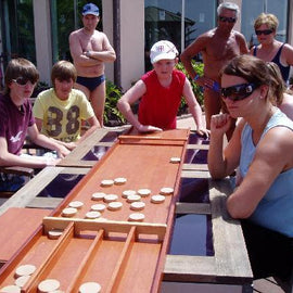 Sjoelbak Lightweight Shuffleboard Hire - Games2Hire